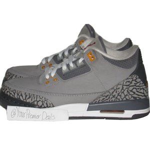 Jordan Gray and Black Athletic Shoes